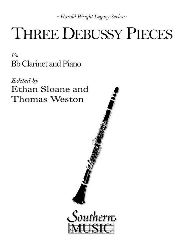 Claude Debussy Three Debussy Pieces&nbsp;&nbsp;Clarinet&nbsp;&nbsp;Buch