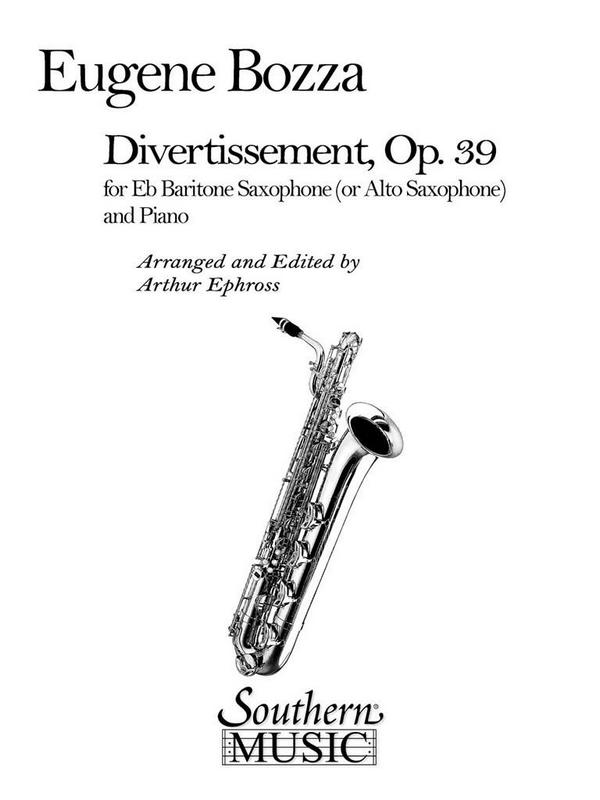 Divertissement op.39&nbsp;&nbsp;for Baritone Saxophone (or Alto Saxophone) and Piano&nbsp;&nbsp;
