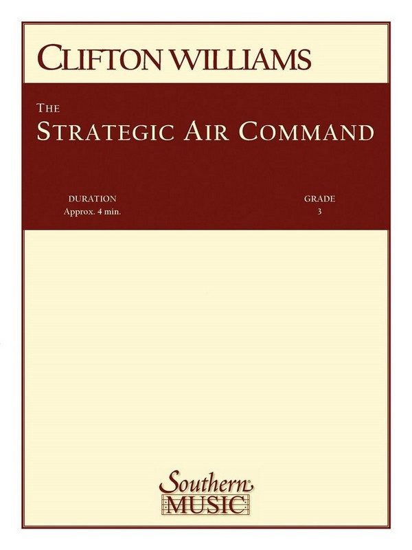 Clifton Williams Strategic Air Command (Sac)&nbsp;&nbsp;Concert Band&nbsp;&nbsp;Partitur