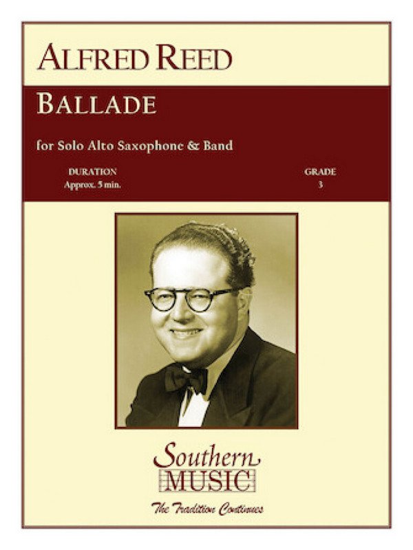 Alfred Reed Ballade  Concert Band  Partitur