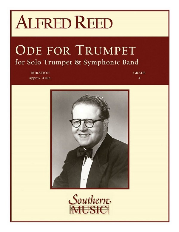 Ode For Trumpet&nbsp;&nbsp;for solo trumpet and symphonic band&nbsp;&nbsp;score and parts
