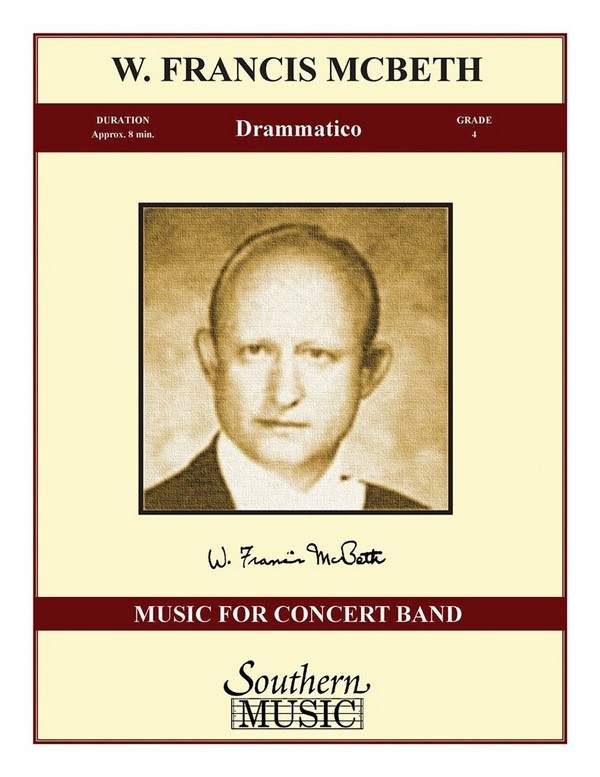 W. Francis McBeth Drammatico&nbsp;&nbsp;Concert Band&nbsp;&nbsp;Partitur + Stimmen