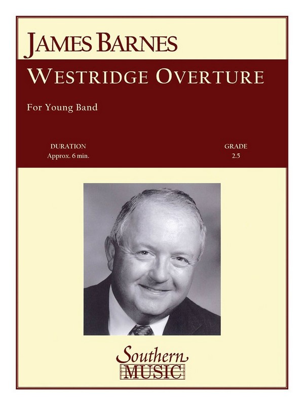 James Barnes Westridge Overture Uil2&nbsp;&nbsp;Concert Band&nbsp;&nbsp;Partitur + Stimmen