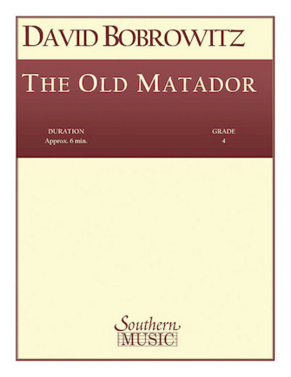 David Bobrowitz The Old Matador&nbsp;&nbsp;Concert Band&nbsp;&nbsp;Stimmen-Set
