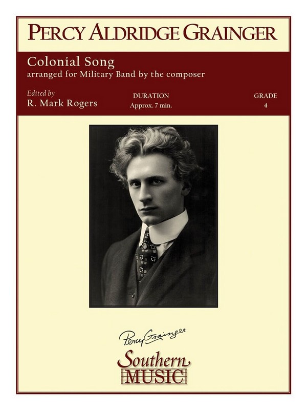 Percy Aldridge Grainger Colonial Song&nbsp;&nbsp;Concert Band&nbsp;&nbsp;Partitur + Stimmen