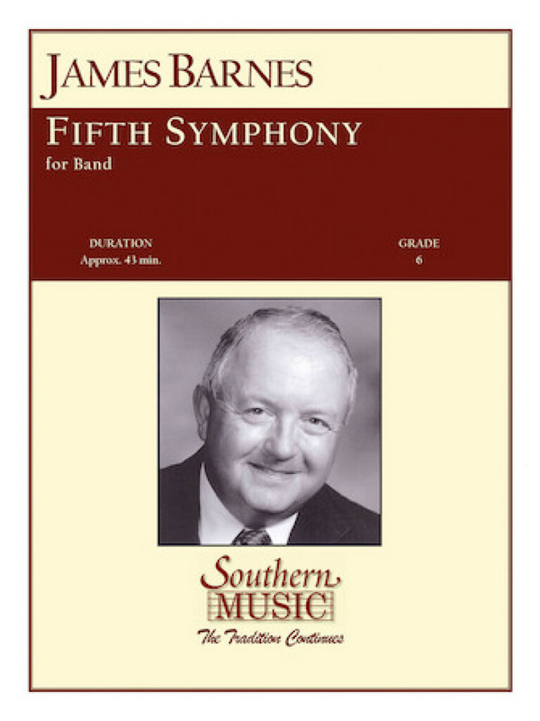 James Barnes Fifth Symphony&nbsp;&nbsp;Concert Band&nbsp;&nbsp;Partitur