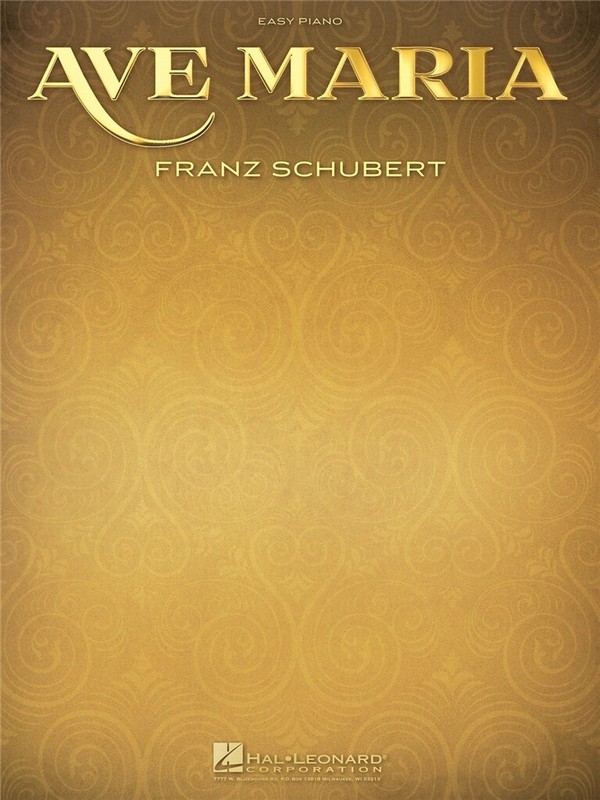 Franz Schubert Ave Maria  Easy Piano  Buch