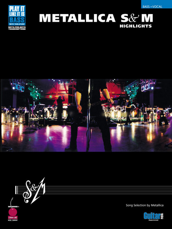 Metallica - S&M Highlights&nbsp;&nbsp;Bass&nbsp;&nbsp;Buch
