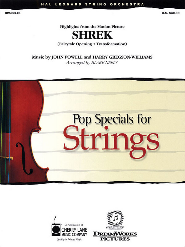 Harry Gregson-Williams_John Powell Music from Shrek  Streichensemble  Partitur + Stimmen