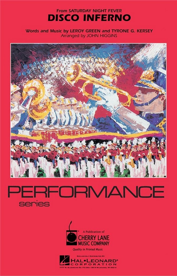 Green Disco Inferno  Concert Band  Partitur + Stimmen