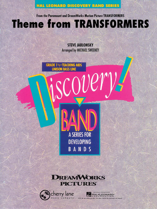 Steve Jablonsky Theme from 'Transformers'&nbsp;&nbsp;Concert Band/Harmonie&nbsp;&nbsp;Partitur + Stimmen