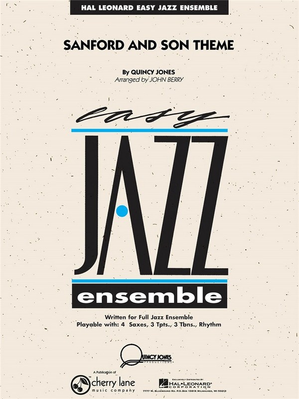 Quincy Jones Sanford And Son Theme&nbsp;&nbsp;Jazz Ensemble&nbsp;&nbsp;Set+Audio-Online