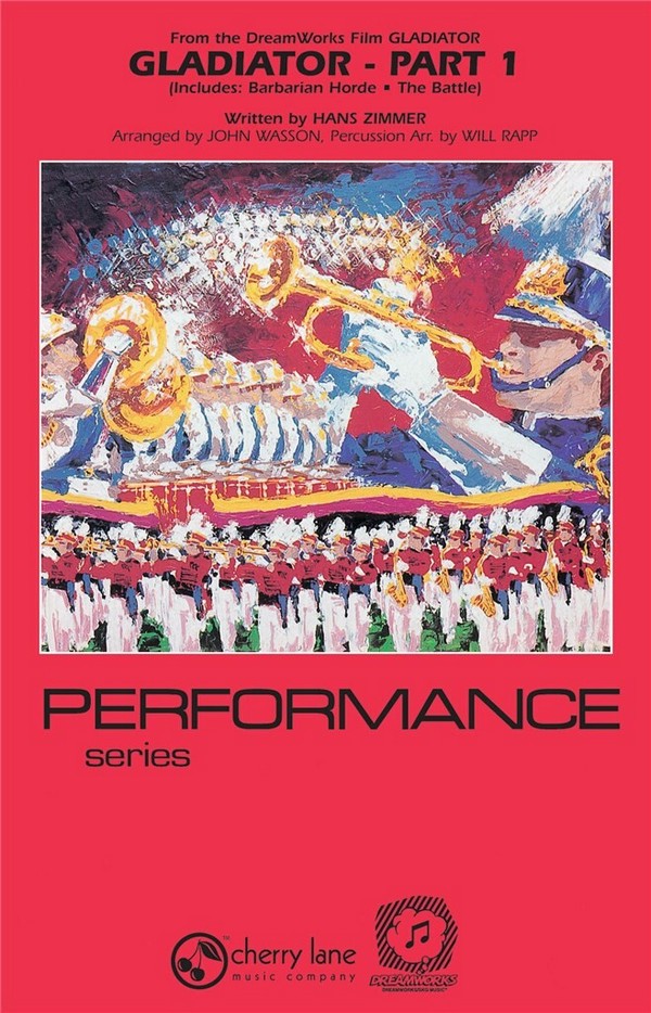 Hans Zimmer Gladiator - Part 1  Marching Band  Partitur + Stimmen