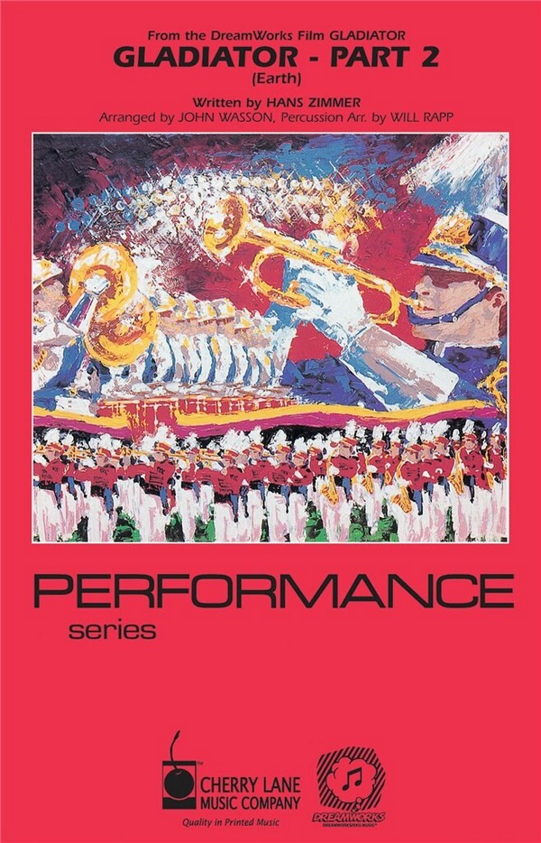 Hans Zimmer Gladiator - Part 2  Marching Band  Partitur + Stimmen