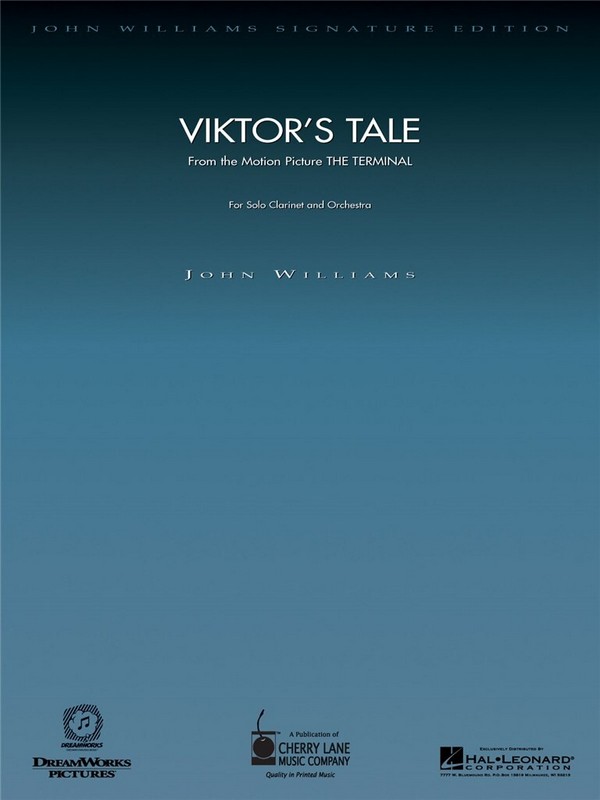 John Williams Viktor's Tale (from THE TERMINAL)&nbsp;&nbsp;Orchestra&nbsp;&nbsp;Partitur + Stimmen