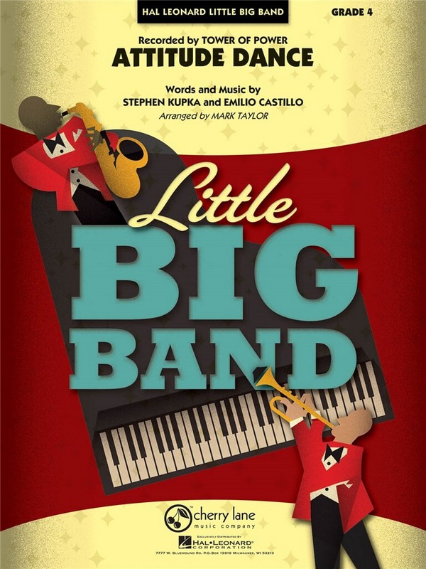 Emilio Castillo Attitude Dance  3 Saxophones [ATB], 2 Trumpets, Trombone and Rhythm Section [Jazz Ens]  Partitur