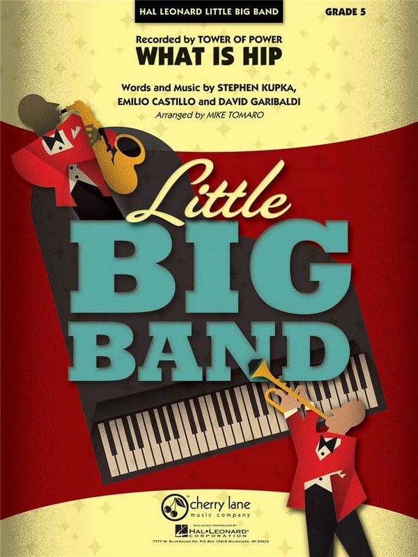 David Garibaldi What Is Hip?  3 Saxophones [ATB], 2 Trumpets, Trombone and Rhythm Section [Jazz Ens]  Partitur