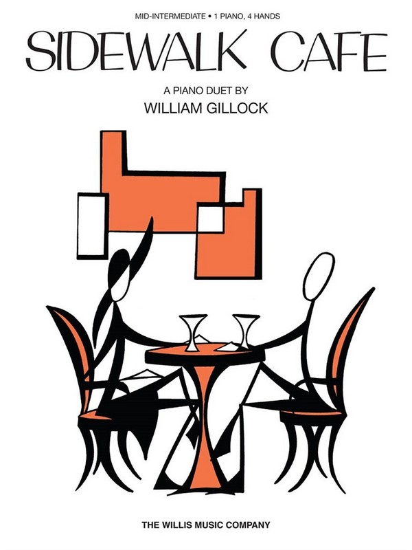 Sidewalk Café&nbsp;&nbsp;for piano for 4 hands&nbsp;&nbsp;score