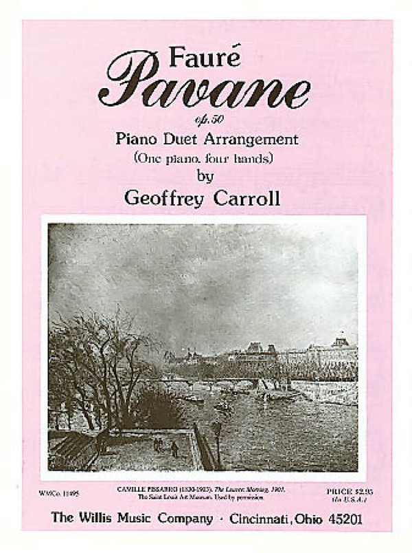 Pavane&nbsp;&nbsp;for piano duet (one piano four hands)&nbsp;&nbsp; 