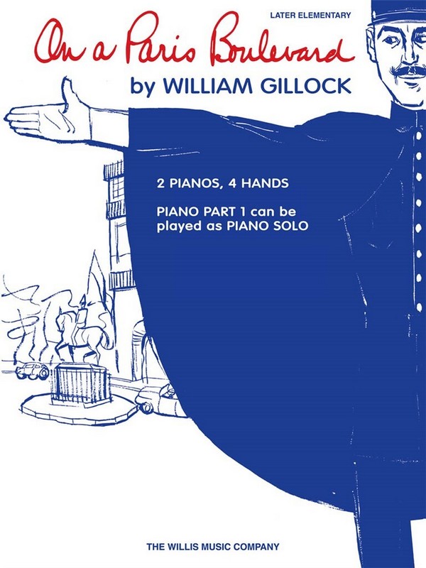 On a Paris Boulevard&nbsp;&nbsp;for 2 pianos 4 hands&nbsp;&nbsp;piano part 1 can be played as piano solo