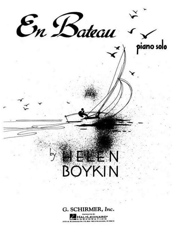 Helen Boykin, En Bateau&nbsp;&nbsp;Klavier&nbsp;&nbsp;Buch