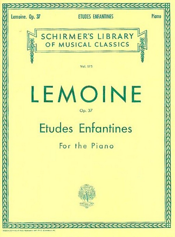 Henry Lemoine, Etudes Enfantines, Op. 37&nbsp;&nbsp;Klavier&nbsp;&nbsp;Buch