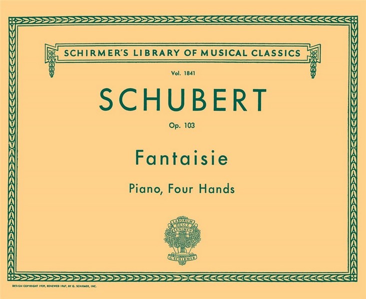 Fantasie op.103&nbsp;&nbsp;for piano 4 hands&nbsp;&nbsp; 
