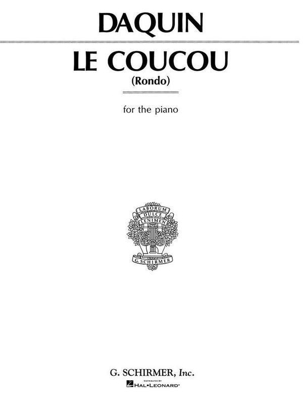 Louis-Claude Daquin, Cuckoo (Rondo)&nbsp;&nbsp;Klavier&nbsp;&nbsp;Buch