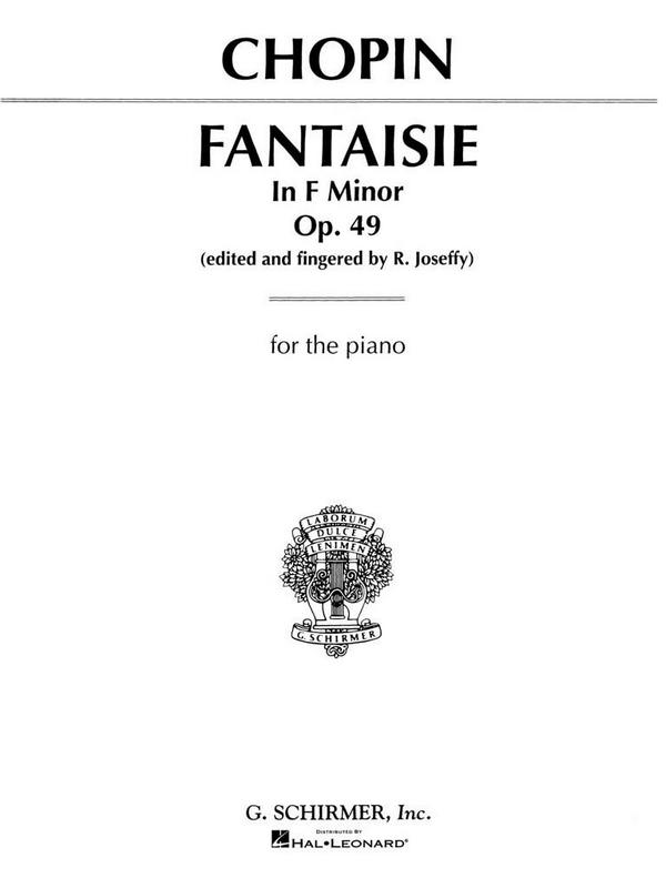 Fantasie in F minor op.49  for piano   