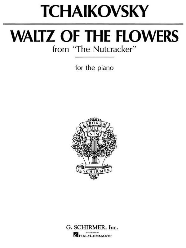 Pyotr Ilyich Tchaikovsky, Waltz Of The Flowers&nbsp;&nbsp;Klavier&nbsp;&nbsp;Buch