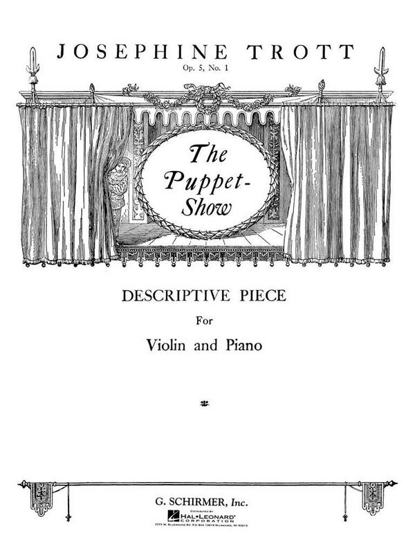 The Puppet Show op.5 No.1&nbsp;&nbsp;for violin and piano&nbsp;&nbsp;