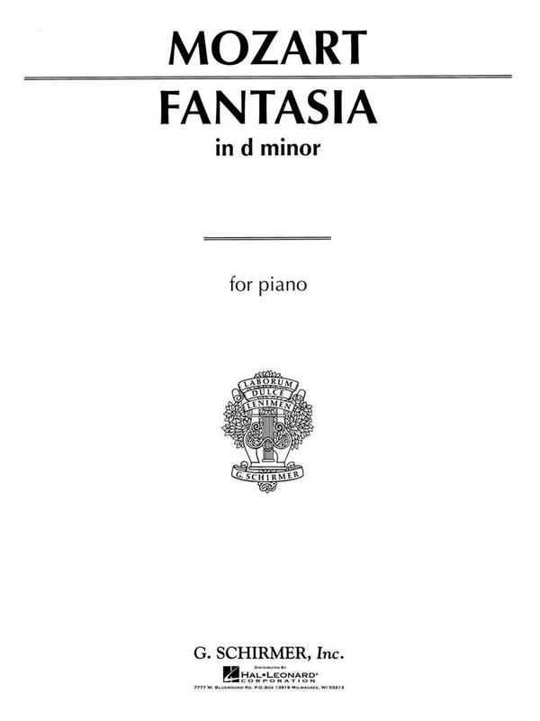 Fantasia no.1 in D Minor KV397&nbsp;&nbsp;for piano&nbsp;&nbsp;