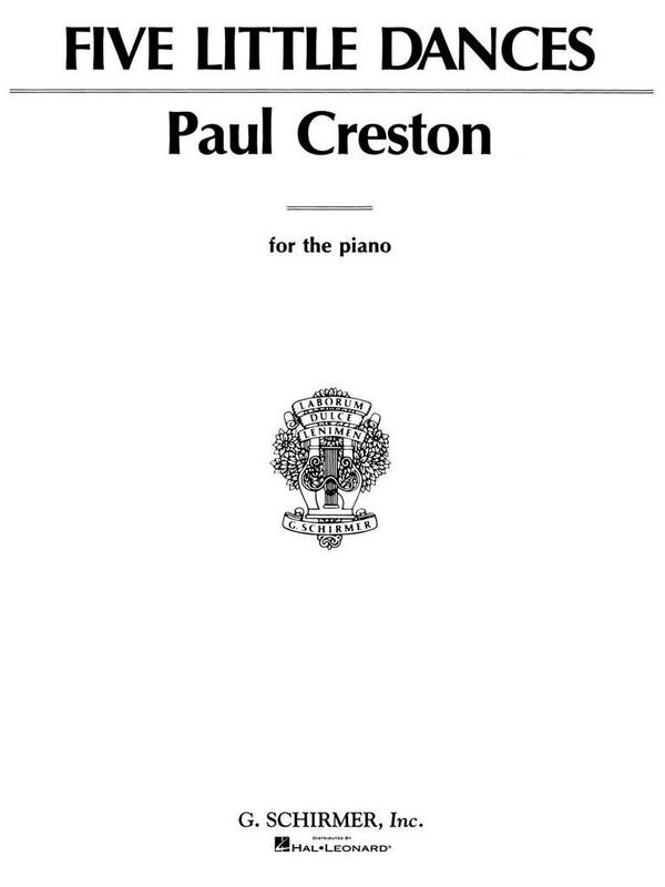 Paul Creston, 5 Little Dances&nbsp;&nbsp;Klavier&nbsp;&nbsp;Buch