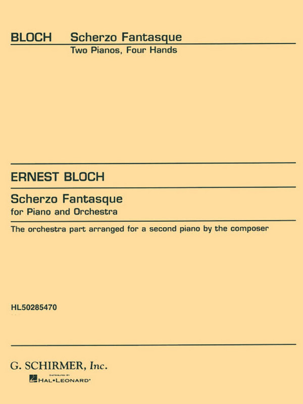 Ernest Bloch, Scherzo Fantasque&nbsp;&nbsp;Piano, 4 Hands&nbsp;&nbsp;Buch