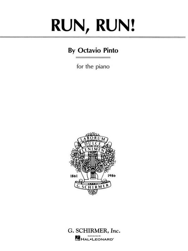 Octavio Pinto, Run, Run!&nbsp;&nbsp;Klavier&nbsp;&nbsp;Buch