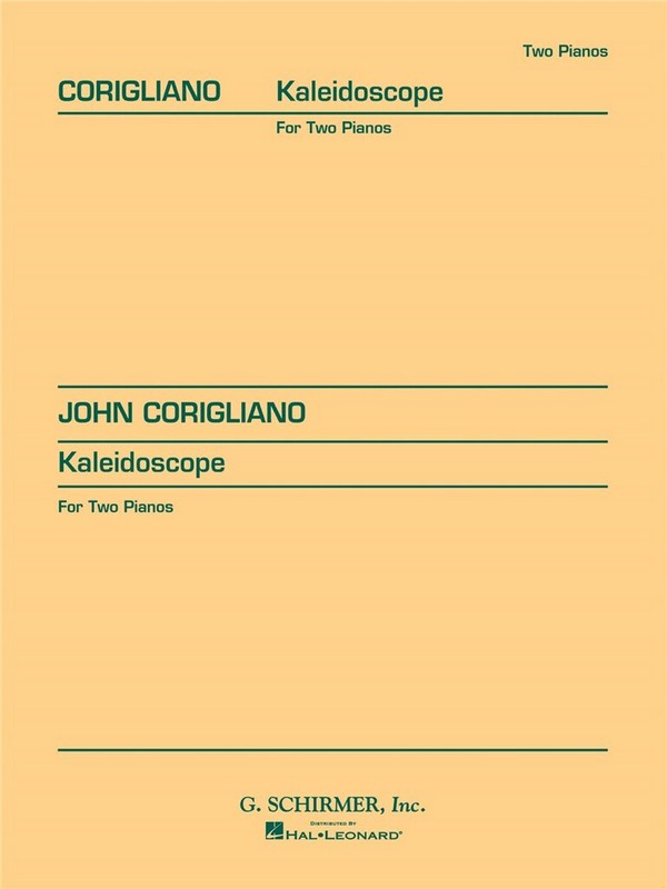 John Corigliano, Kaleidoscope&nbsp;&nbsp;Piano, 4 Hands&nbsp;&nbsp;Buch