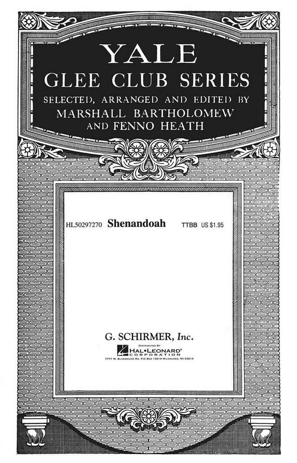 Traditional, Shenandoah&nbsp;&nbsp;TTBB a Cappella&nbsp;&nbsp;Chorpartitur