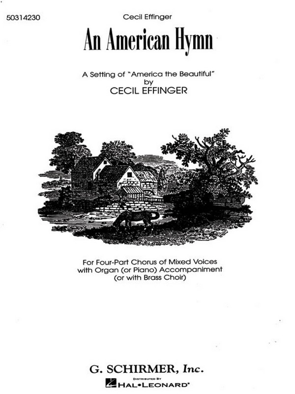 Katherine Lee Bates_Samuel A. Ward, An American Hymn&nbsp;&nbsp;SATB and Piano&nbsp;&nbsp;Chorpartitur