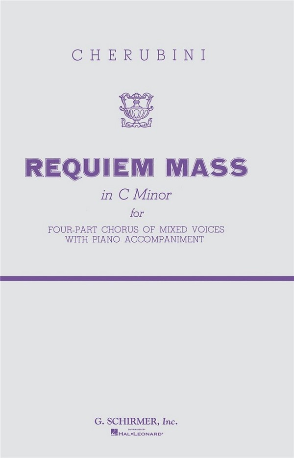 Luigi Cherubini, Requiem Mass in c minor&nbsp;&nbsp;SATB&nbsp;&nbsp;Chorpartitur