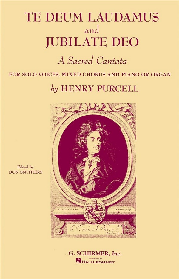 Henry Purcell, Te Deum And Jubilate Deo&nbsp;&nbsp;SATB&nbsp;&nbsp;Chorpartitur