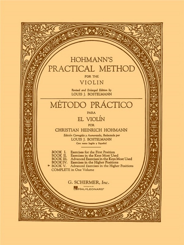 Christian Heinrich Hohmann, Practical Method - Book 5&nbsp;&nbsp;Violin&nbsp;&nbsp;Buch