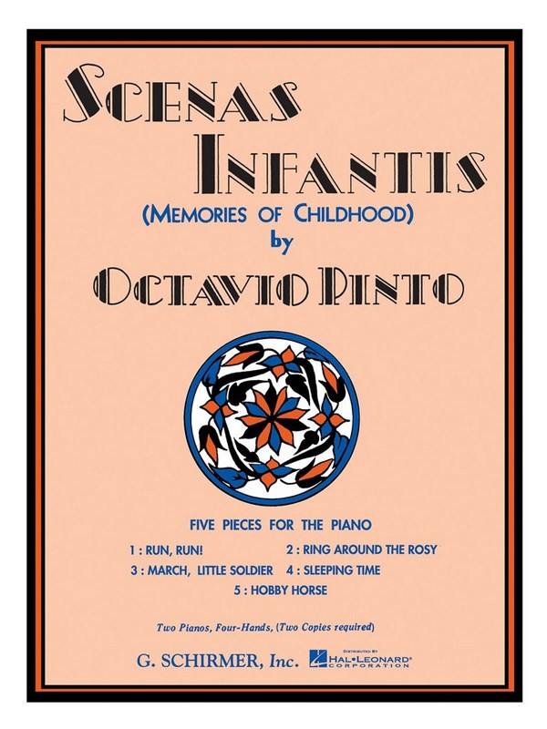 Scenas Infantis (Memories of Childhood)&nbsp;&nbsp;for piano for 4 hands&nbsp;&nbsp;score