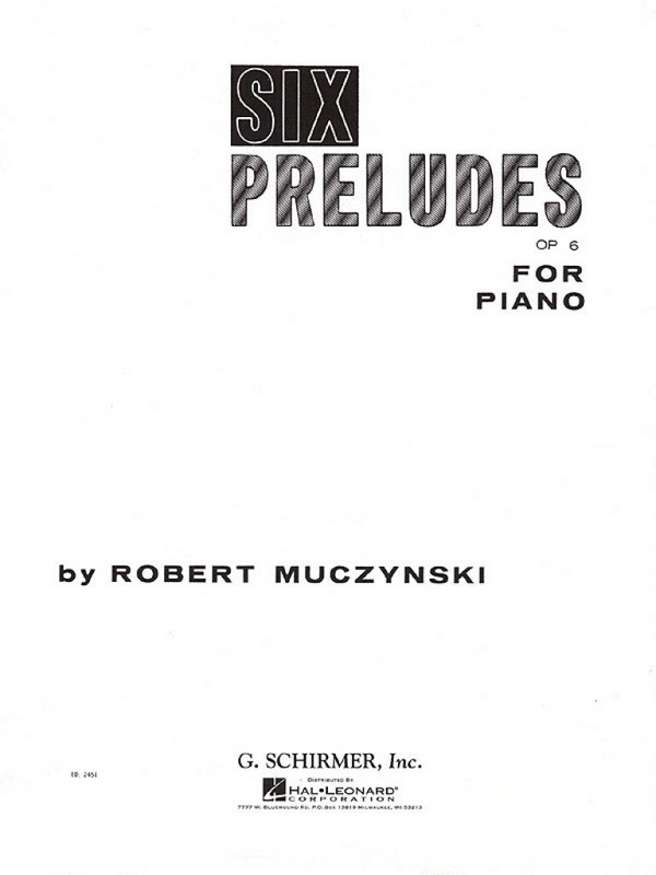 6 Preludes op. 6  for piano   