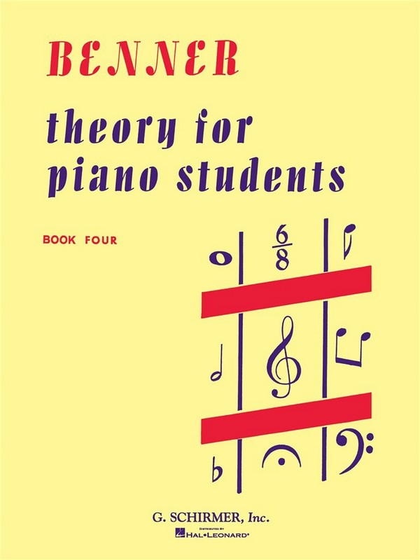Lora Benner, Theory for Piano Students - Book 4&nbsp;&nbsp;Klavier&nbsp;&nbsp;Buch