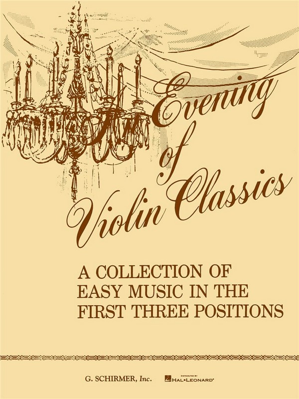 An Evening of Violin Classics  Violine und Klavier  Buch