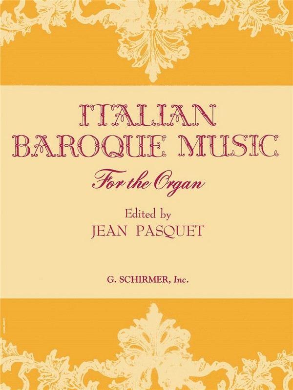 Italian Baroque Music&nbsp;&nbsp;Orgel&nbsp;&nbsp;Buch