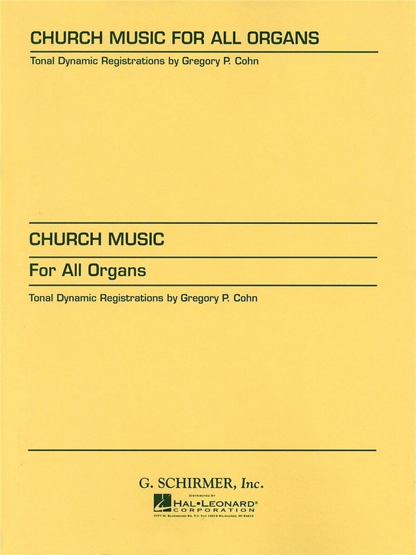 Church Music for All Organs&nbsp;&nbsp;Orgel&nbsp;&nbsp;Buch