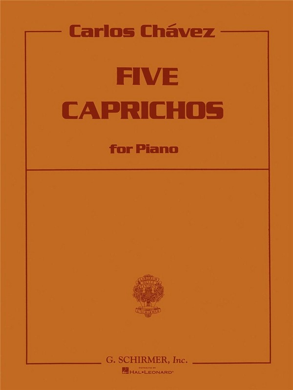 Carlos Chàvez, 5 Capriches&nbsp;&nbsp;Klavier&nbsp;&nbsp;Buch