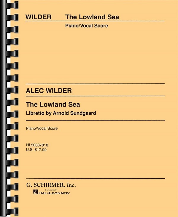 A Wilder, The Lowland Sea - Vocal Score  Vocal  Klavierauszug