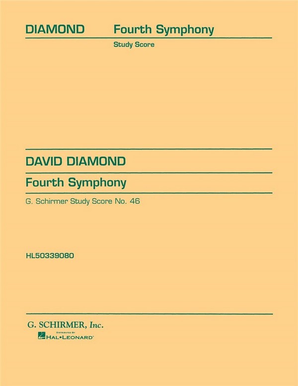 David Diamond, Symphony No. 4&nbsp;&nbsp;Orchestra&nbsp;&nbsp;Partitur
